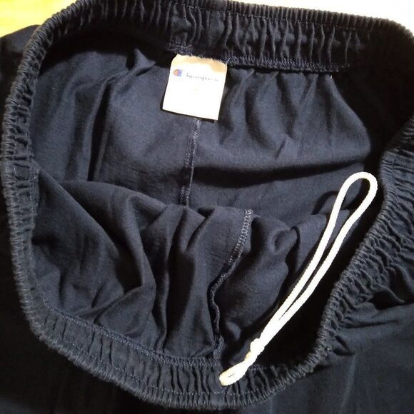 Vintage Champion Spell Out Logo Sweat Shorts - Picture 6 of 7